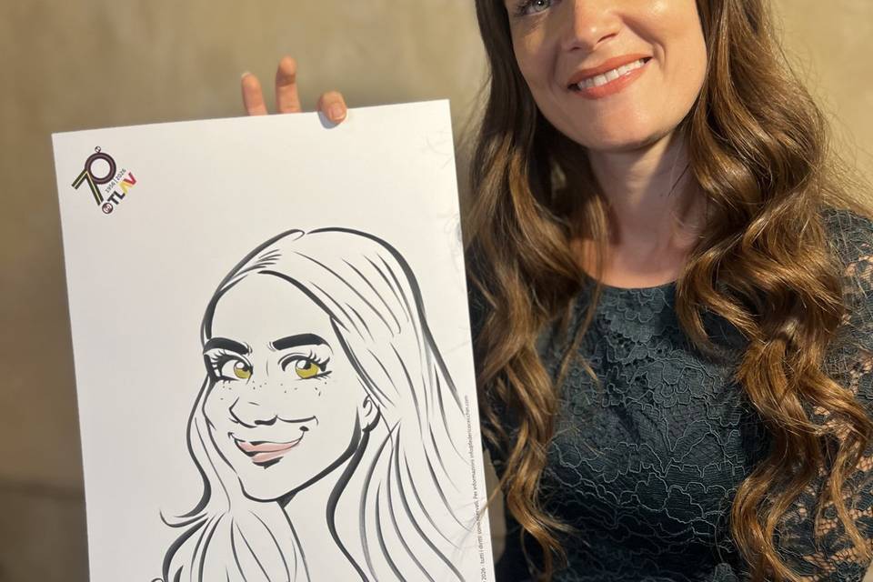 Caricatura bomboniera