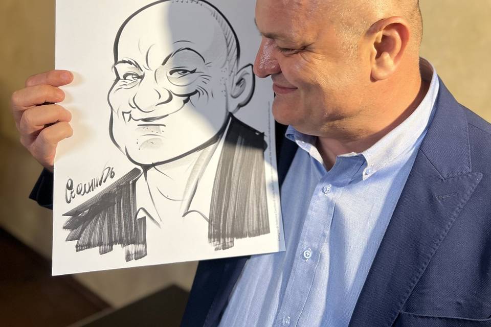 Caricatura bomboniera