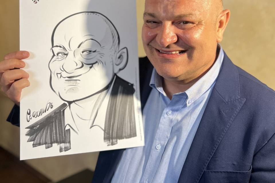 Caricatura bomboniera