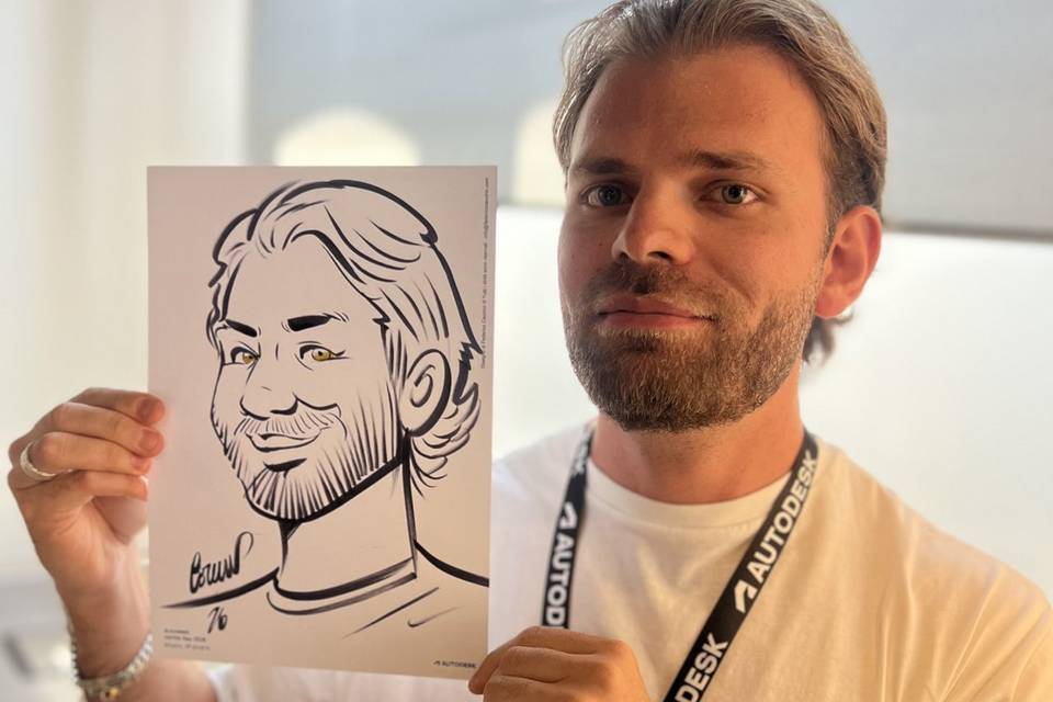 Caricatura bomboniera