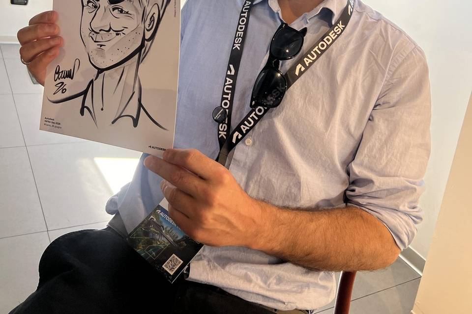 Caricatura bomboniera