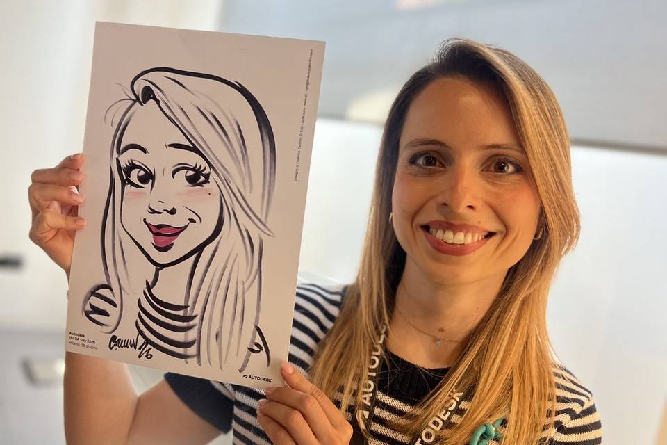 Caricatura bomboniera