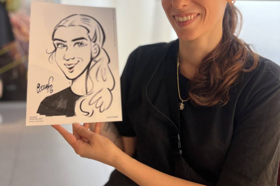 Caricatura eventi aziendali