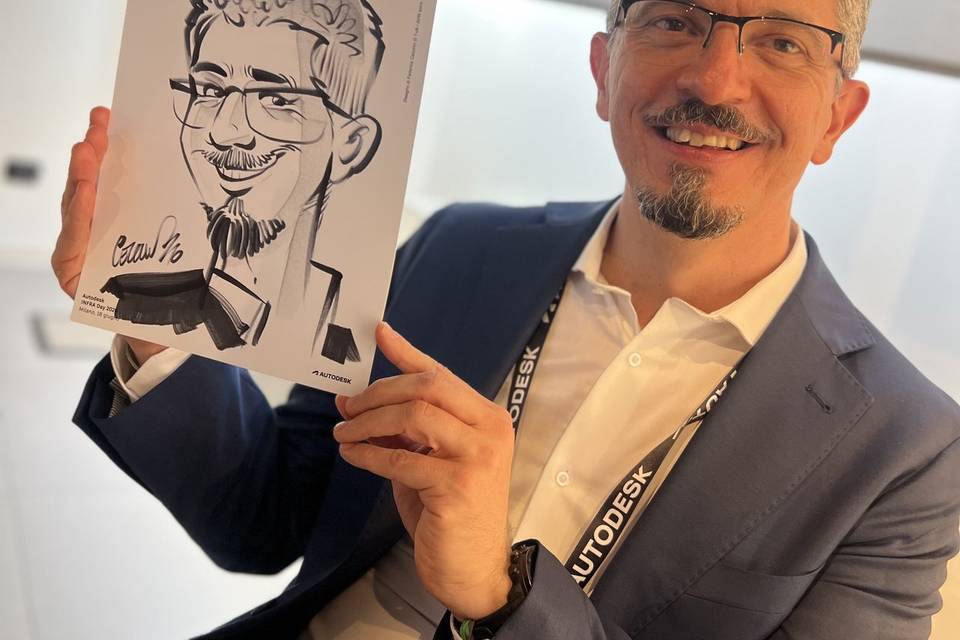 Caricatura eventi aziendali