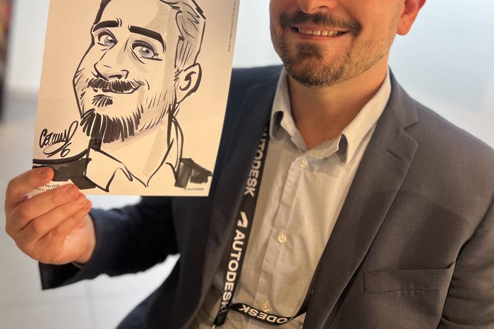 Caricatura eventi aziendali