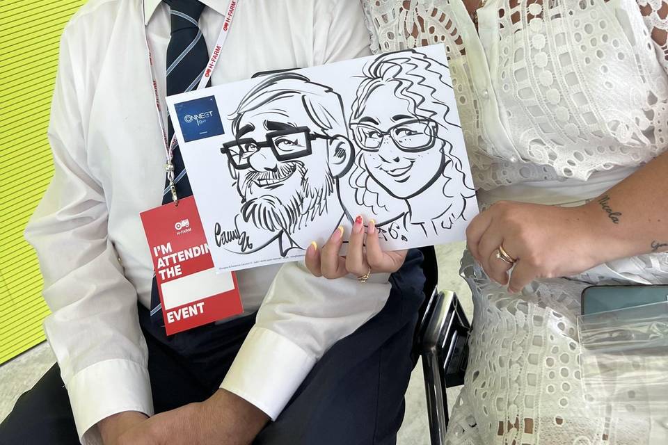 Caricatura eventi aziendali