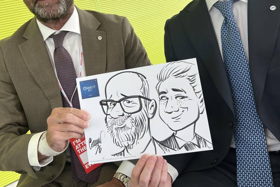 Caricatura eventi aziendali