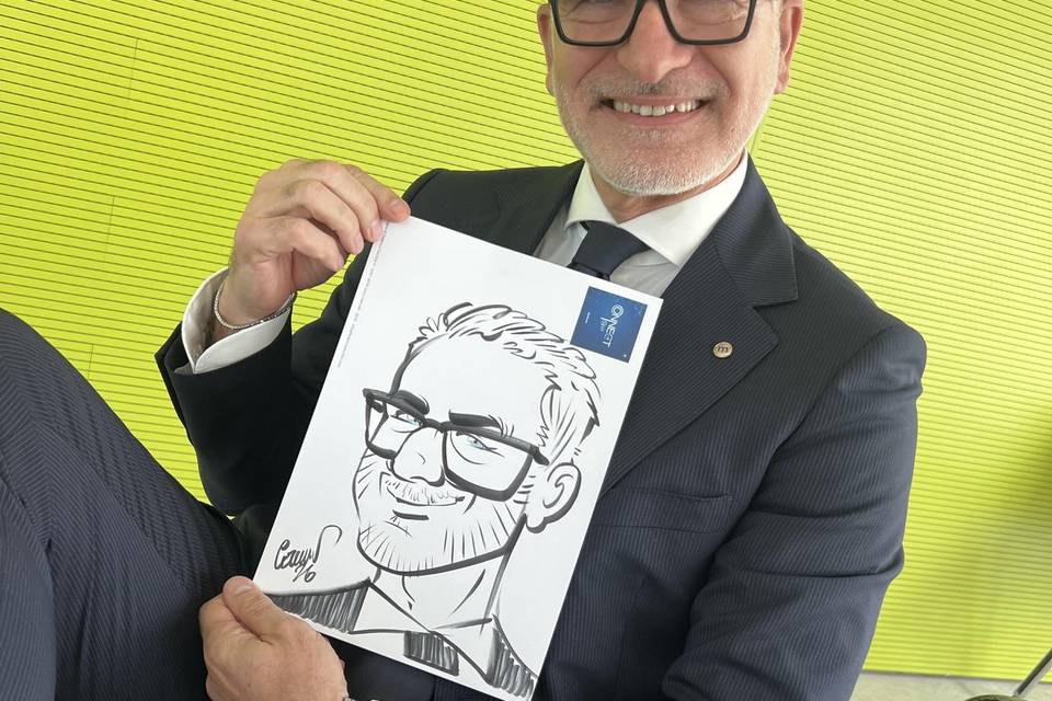 Caricatura eventi aziendali
