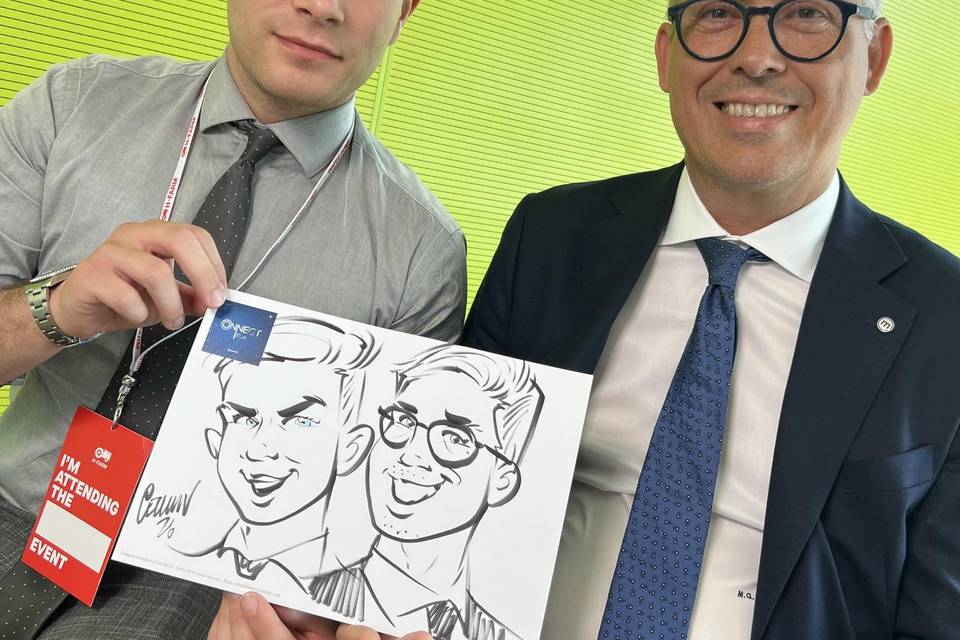 Caricatura eventi aziendali