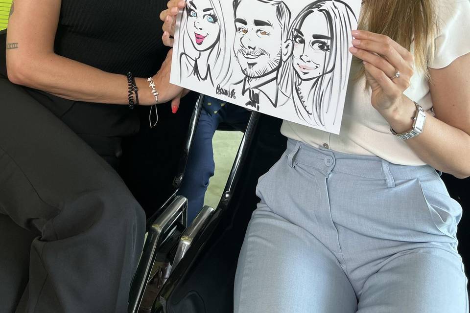 Caricatura eventi aziendali