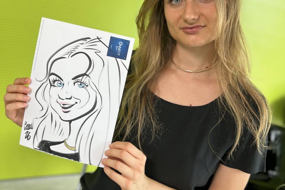 Caricatura eventi aziendali
