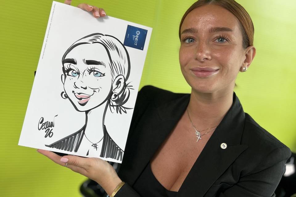 Caricatura eventi aziendali