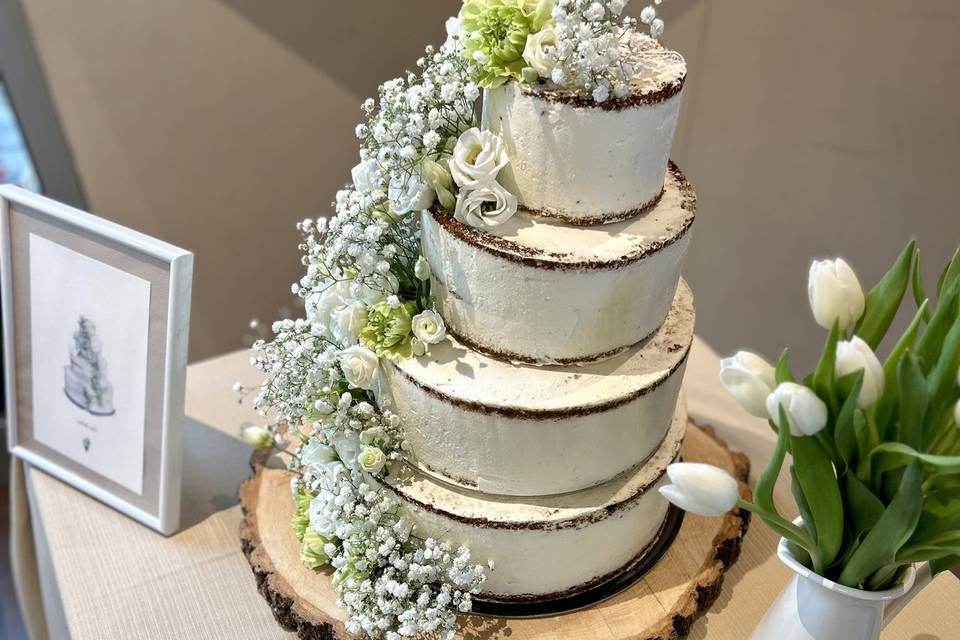 Naked cake