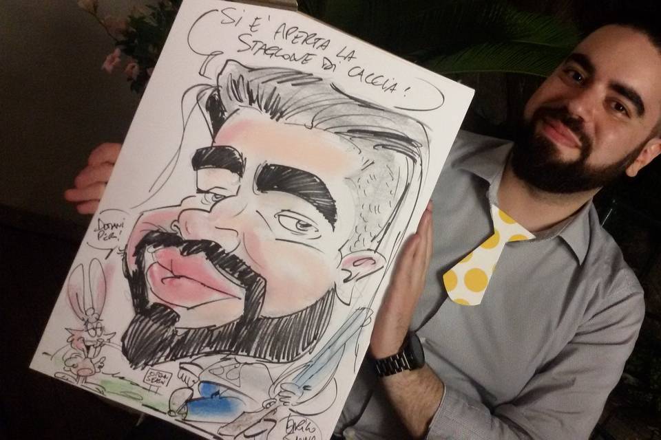 Enrico Sanna Caricature