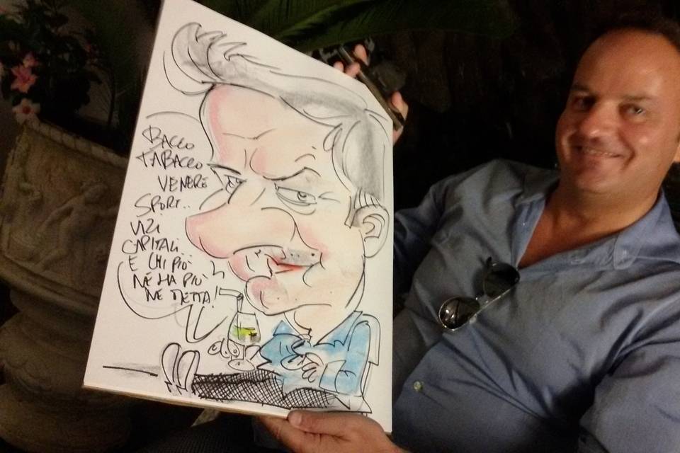 Enrico Sanna Caricature