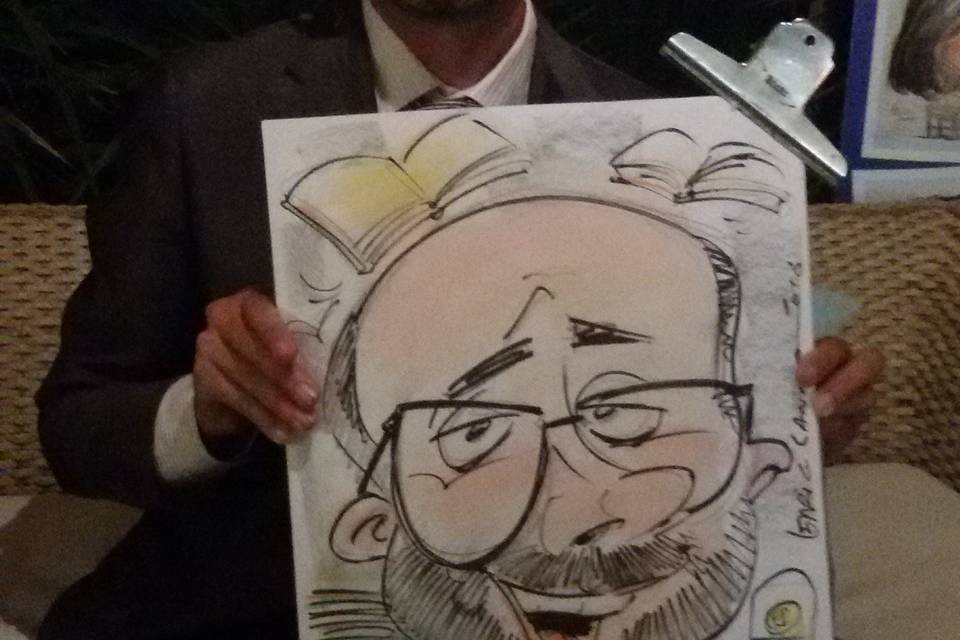 Enrico Sanna Caricature