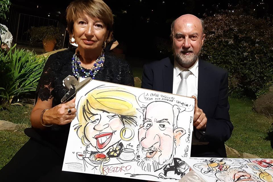 Enrico Sanna Caricature