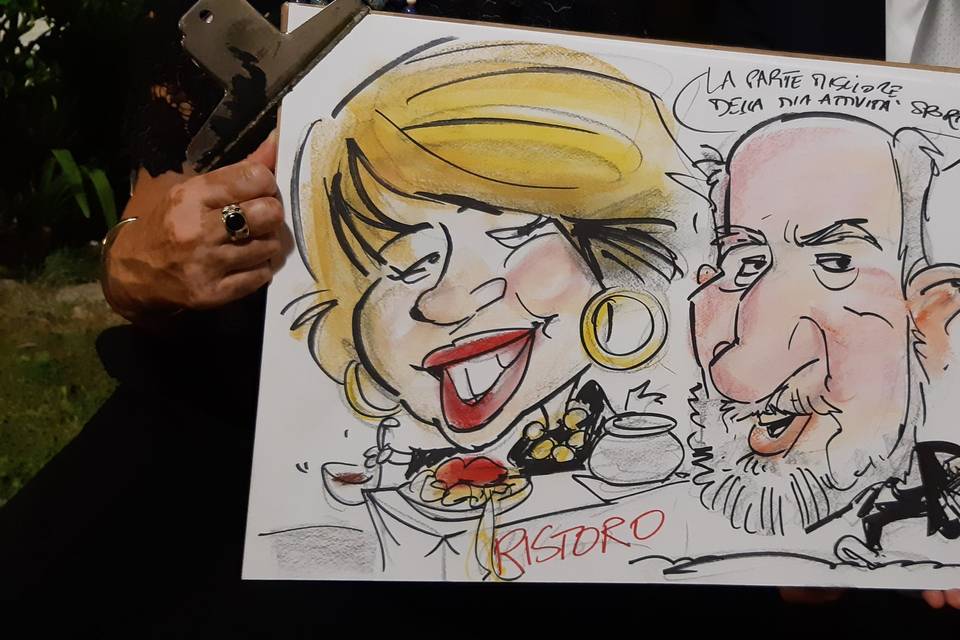 Enrico Sanna Caricature