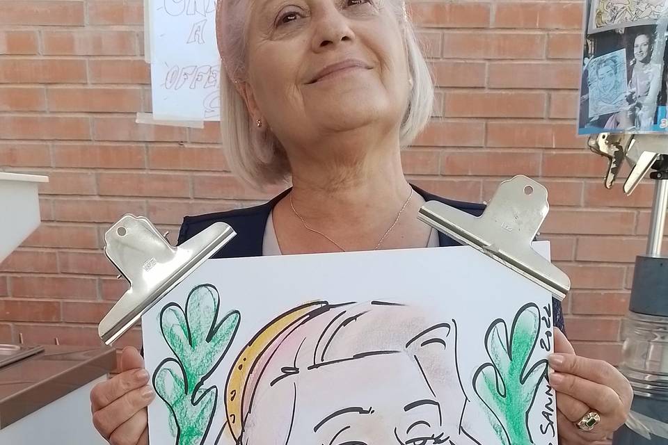 Enrico Sanna Caricature