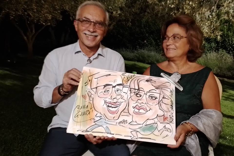 Enrico Sanna Caricature