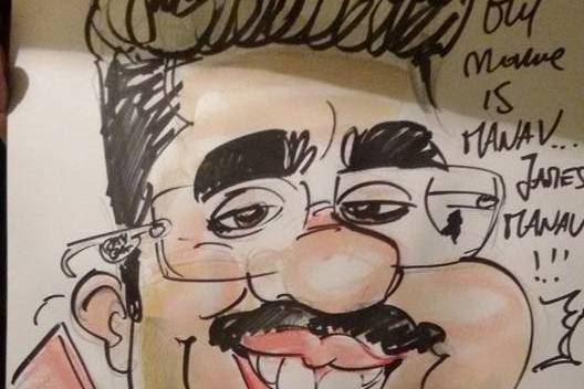 Enrico Sanna Caricature