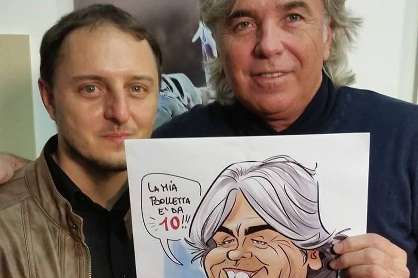 Enrico Sanna Caricature