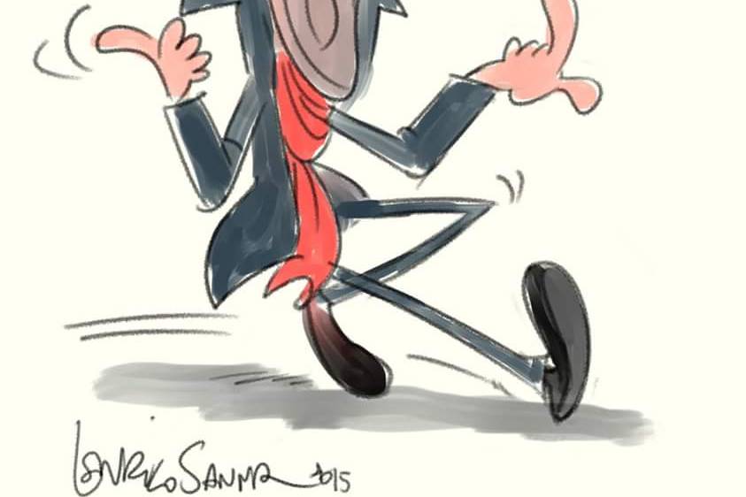 Enrico Sanna Caricature