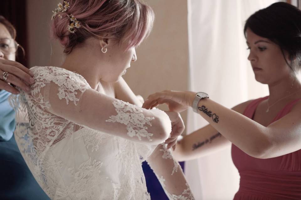 Preparazione sposa