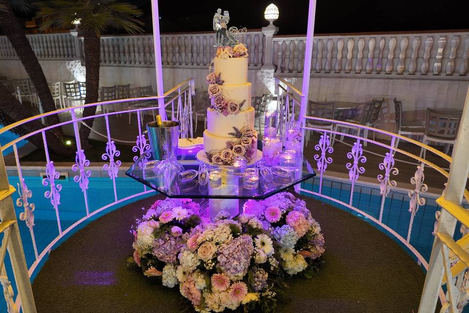 Torta in piscina