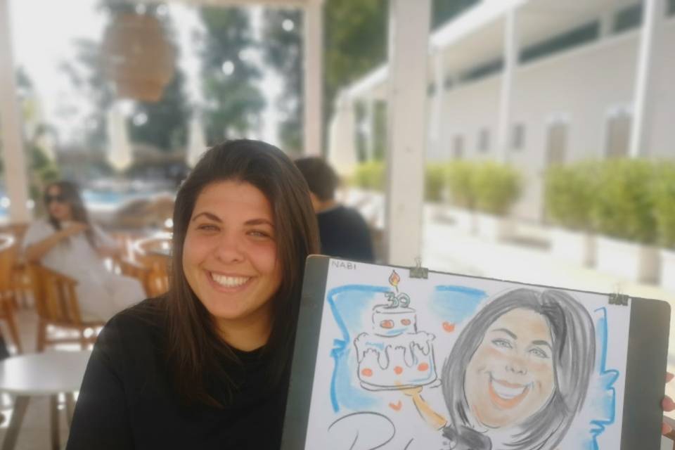 Caricature Mango Arte