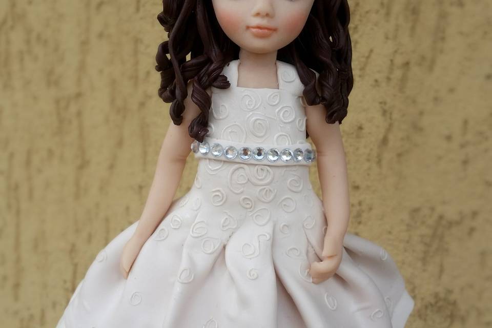 Cake topper sposa