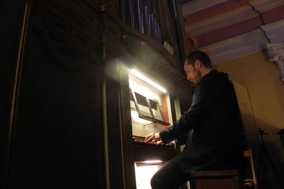 Fabio castello all'organo