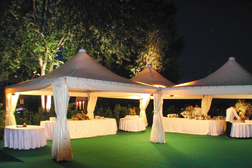 Gazebo per buffet