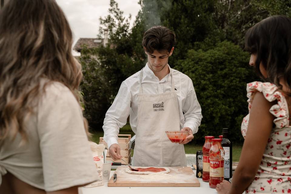 Pizza party mimì catering