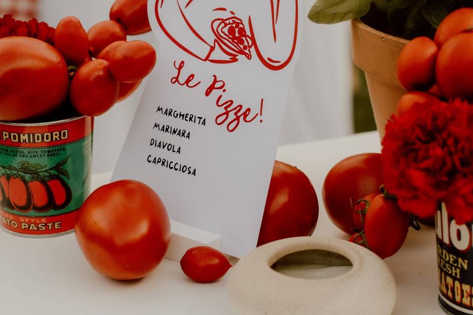 Pizza party mimì catering