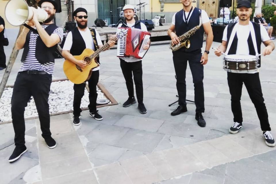 Street band for events Tuscany