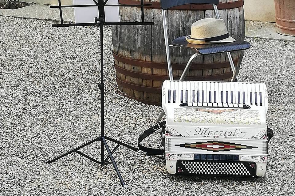 Welcome dinner accordion