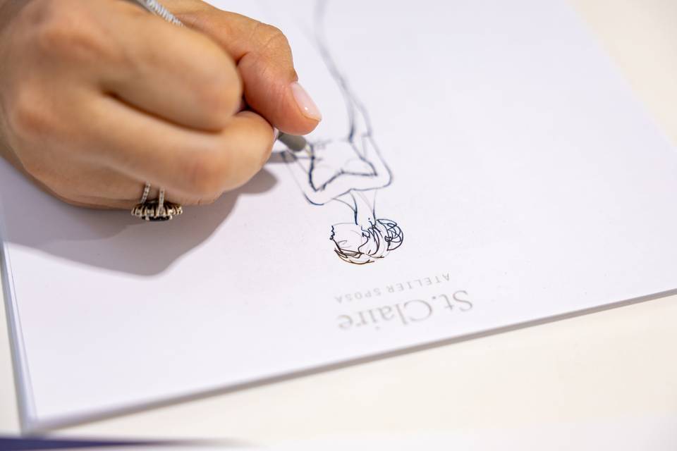 Disegno abito