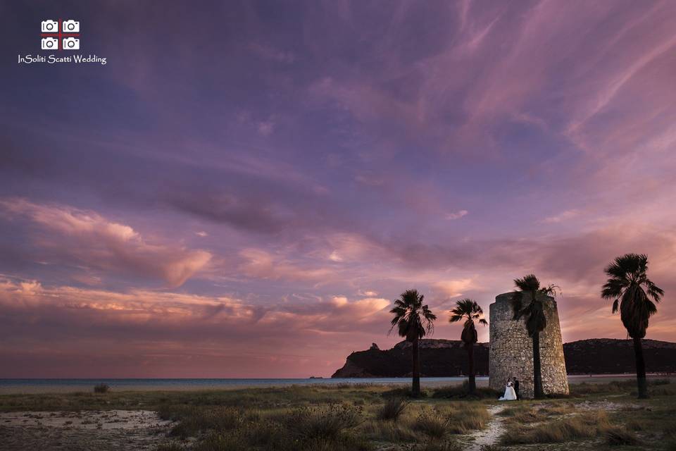Al tramonto torre spagnola cag