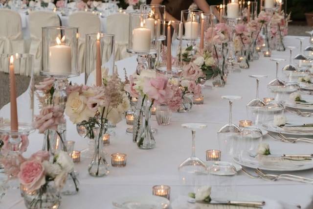 ALLESTIMENTO TAVOLO MATRIMONIO