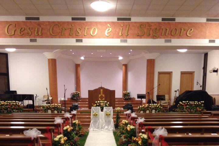 Allestimento chiesa