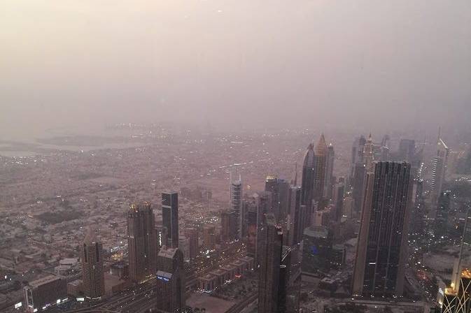 Fascinosa Dubai dall'alto