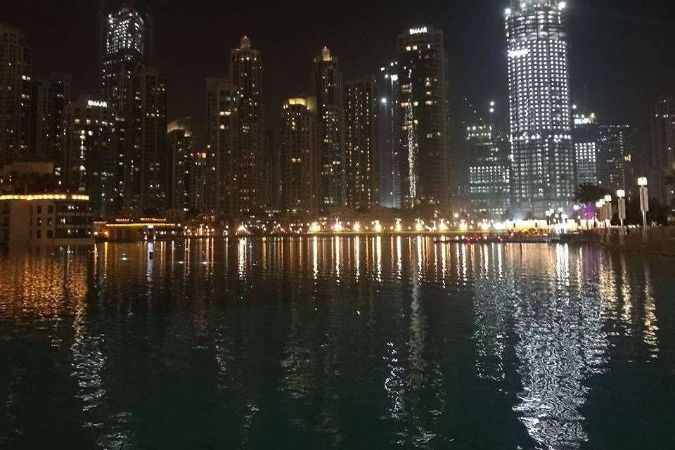Skyline Dubai by night