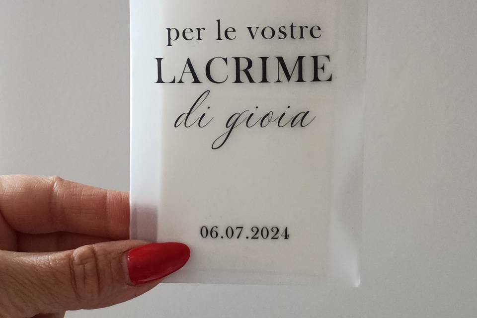 Lacrime di gioia matrimonio