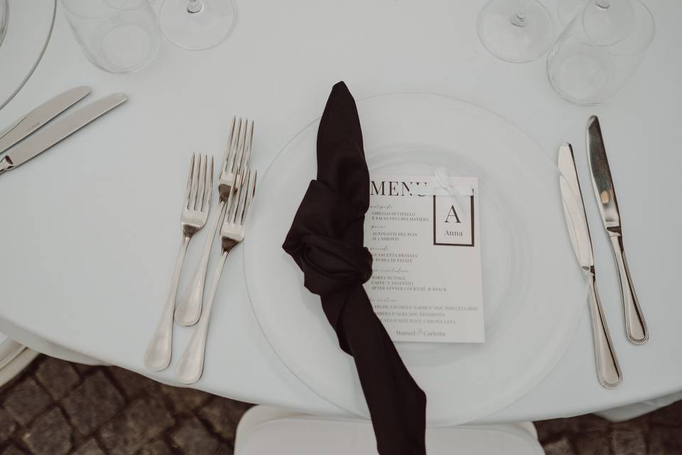 Menu matrimonio