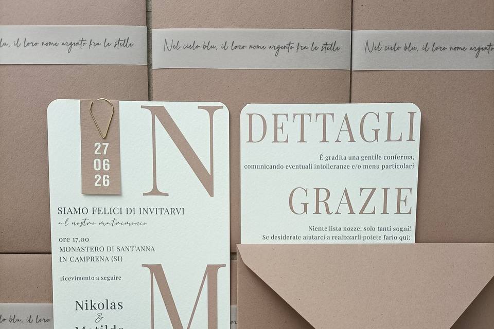Partecipazione originale