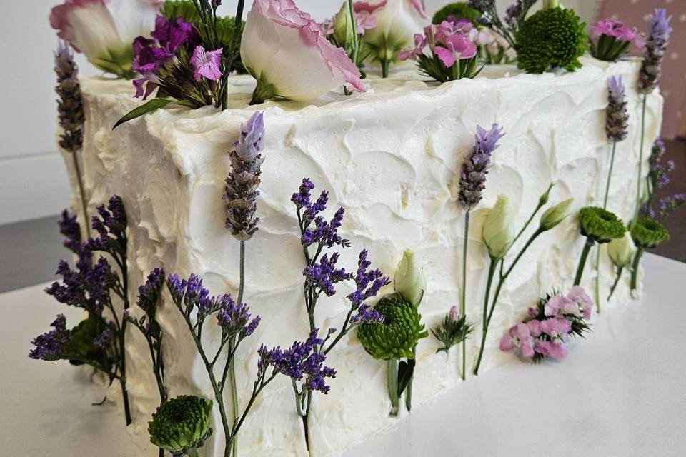 Flowers long Cake