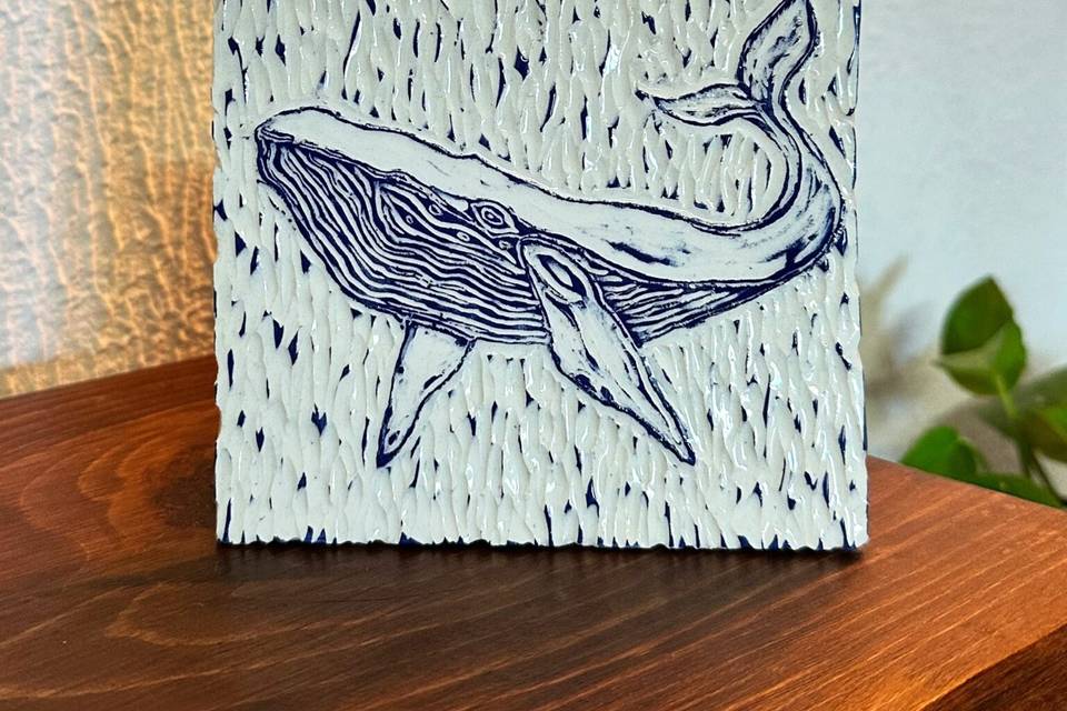 Quadretto Balena