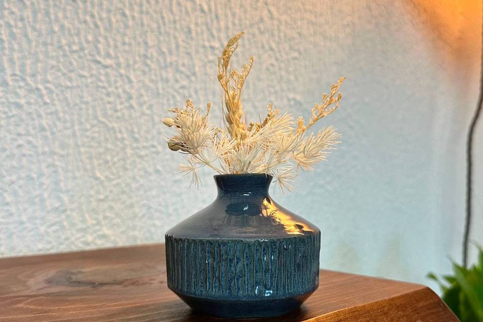 Vasetto Texture Blu