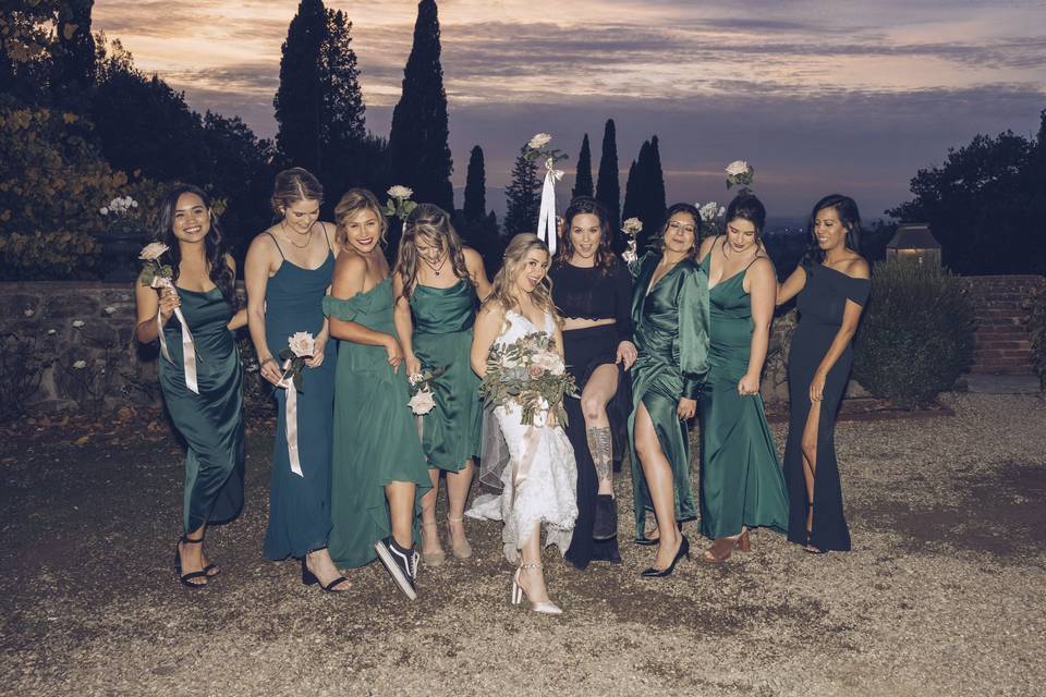 Bride & Bridesmaids Glam